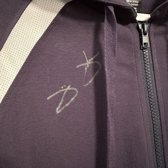 Jimmie Johnson 48 Signed NASCAR Jacket Full Zip Hooded Blue Medium - Picture 2 of 8